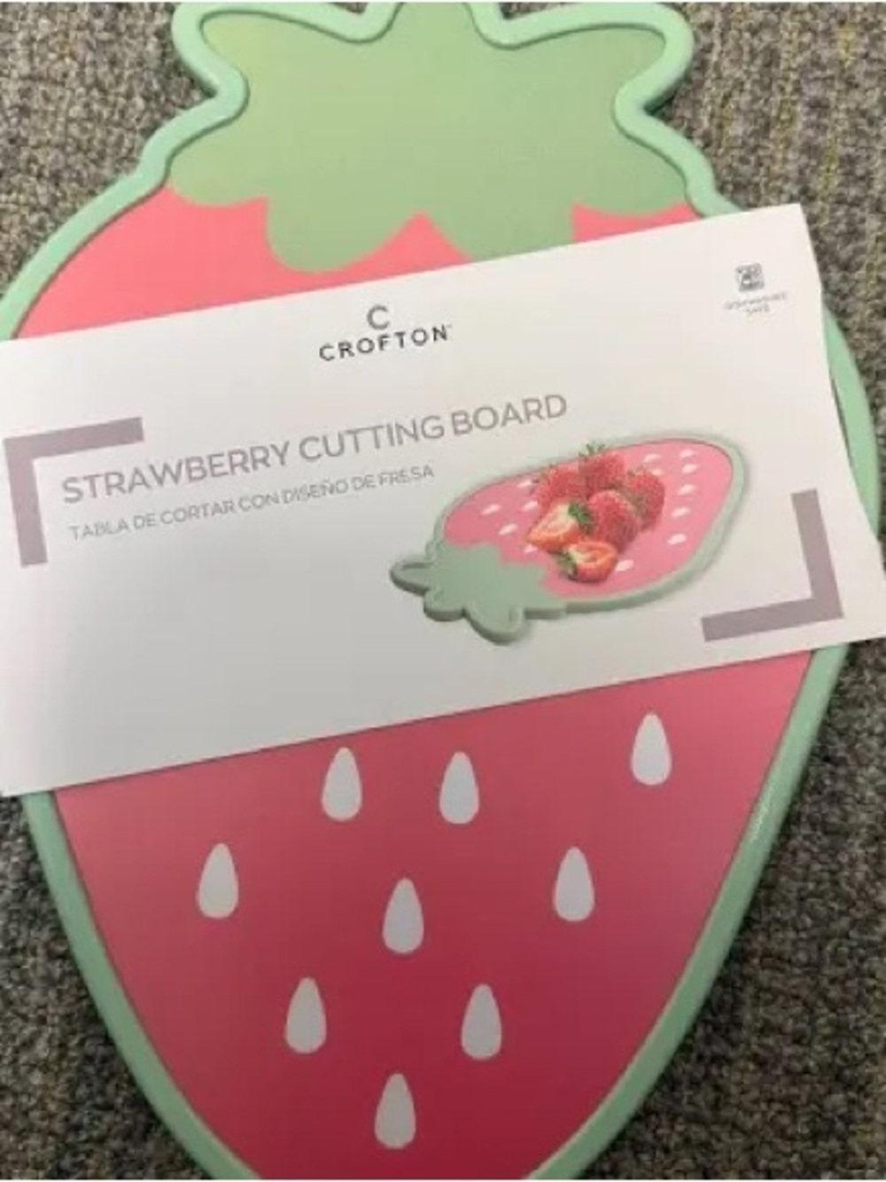 Crofton ~Strawberry Cutting Board - NWT